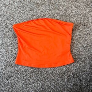 Vibrant Orange Women's Tube Top